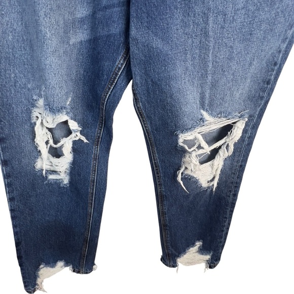 Vervet Denim Casual Classic Distressed Mom Jeans - Picture 4 of 9